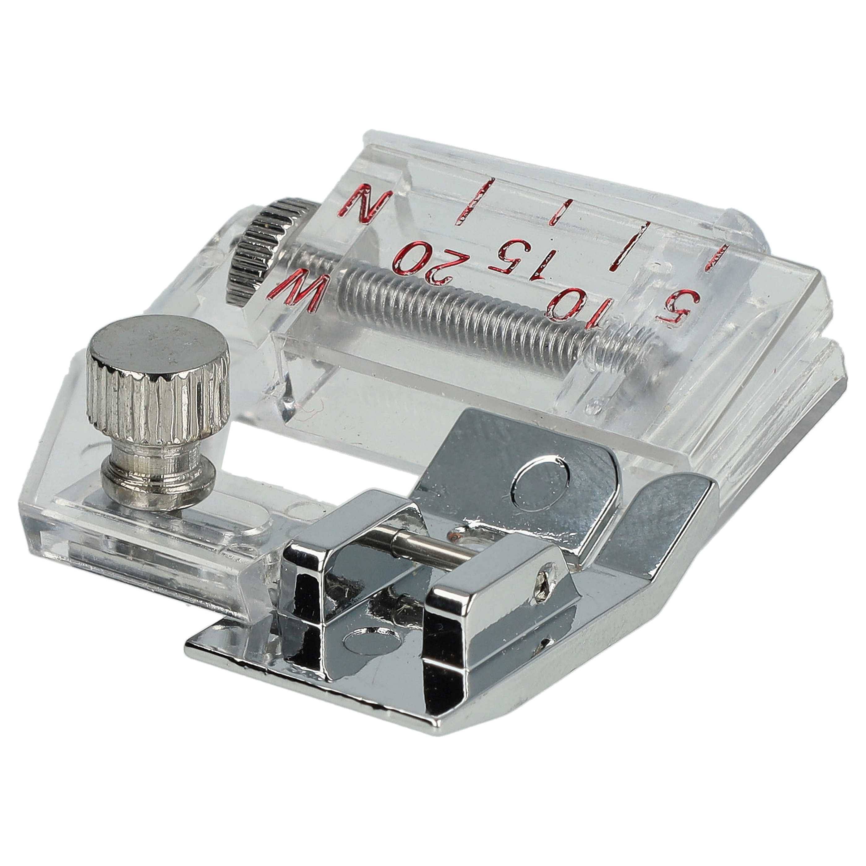 vhbw Bandeinfasser kompatibel mit AEG, Brother, Husqvarna, Janome, Juki, Pfaff, Singer, Toyota Nähmaschine Ersatzteil Zubehör