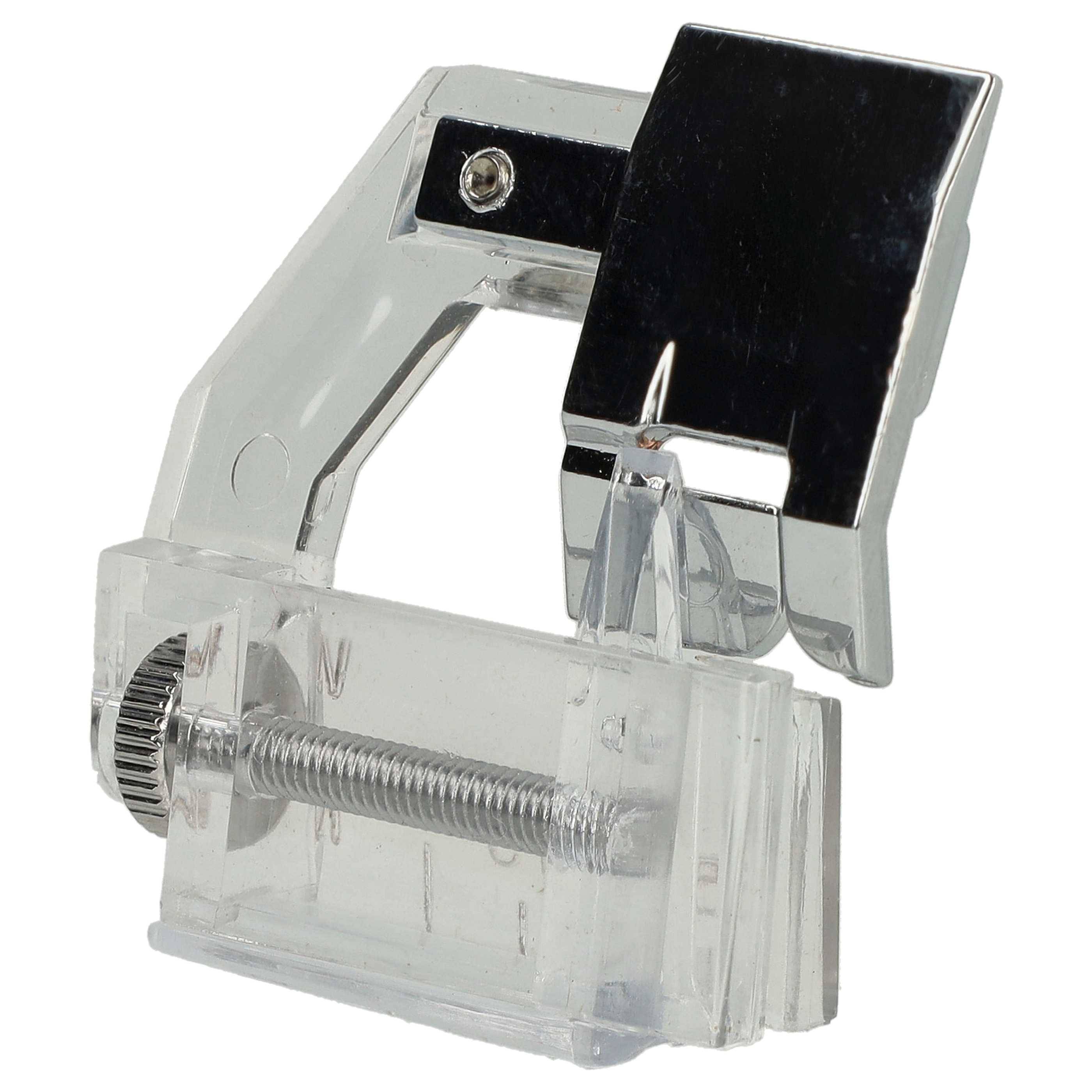 vhbw Bandeinfasser kompatibel mit AEG, Brother, Husqvarna, Janome, Juki, Pfaff, Singer, Toyota Nähmaschine Ersatzteil Zubehör