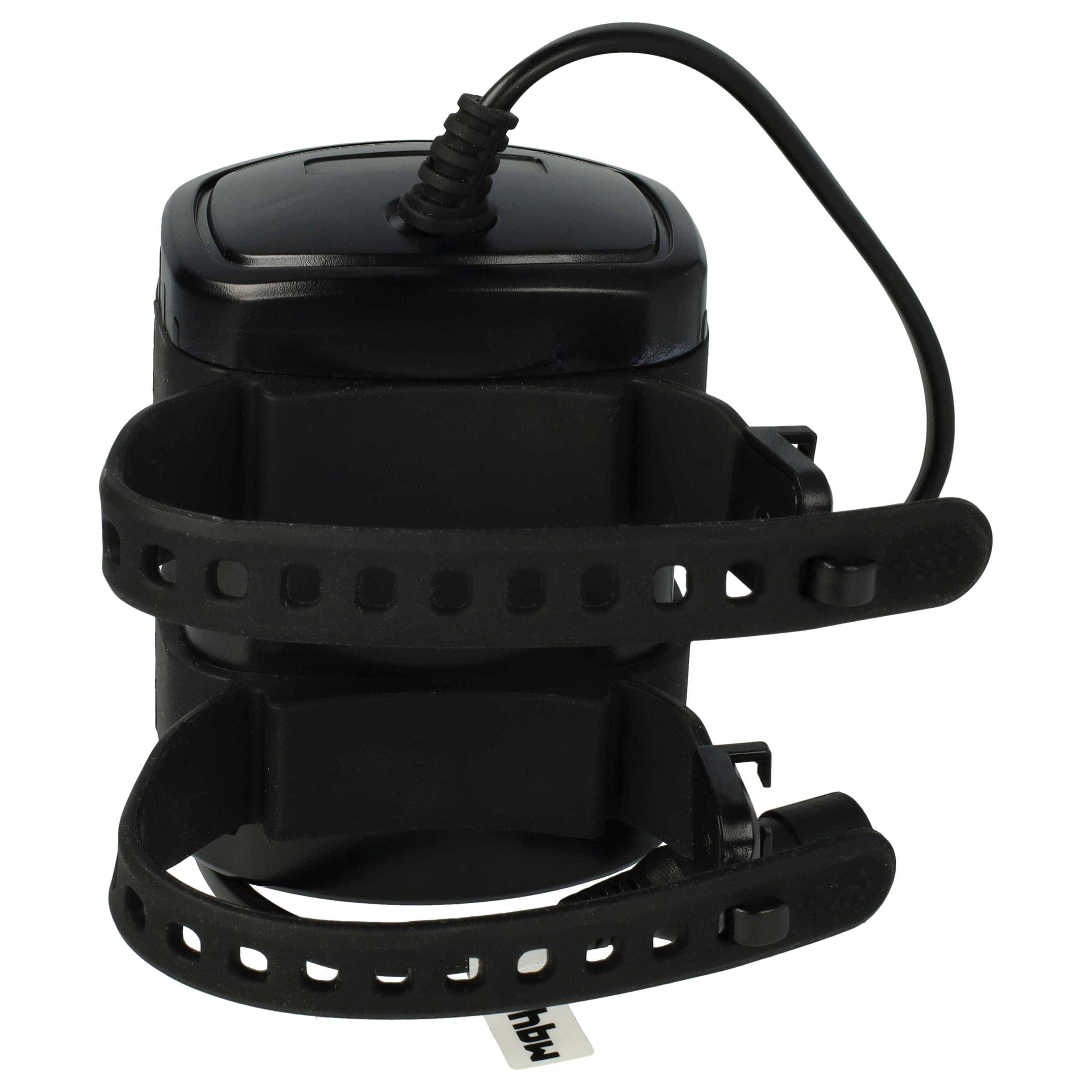 vhbw Akkupack für Fahrradlampen (9000 mAh, 7,4 V, Li-Ion) wasserdicht