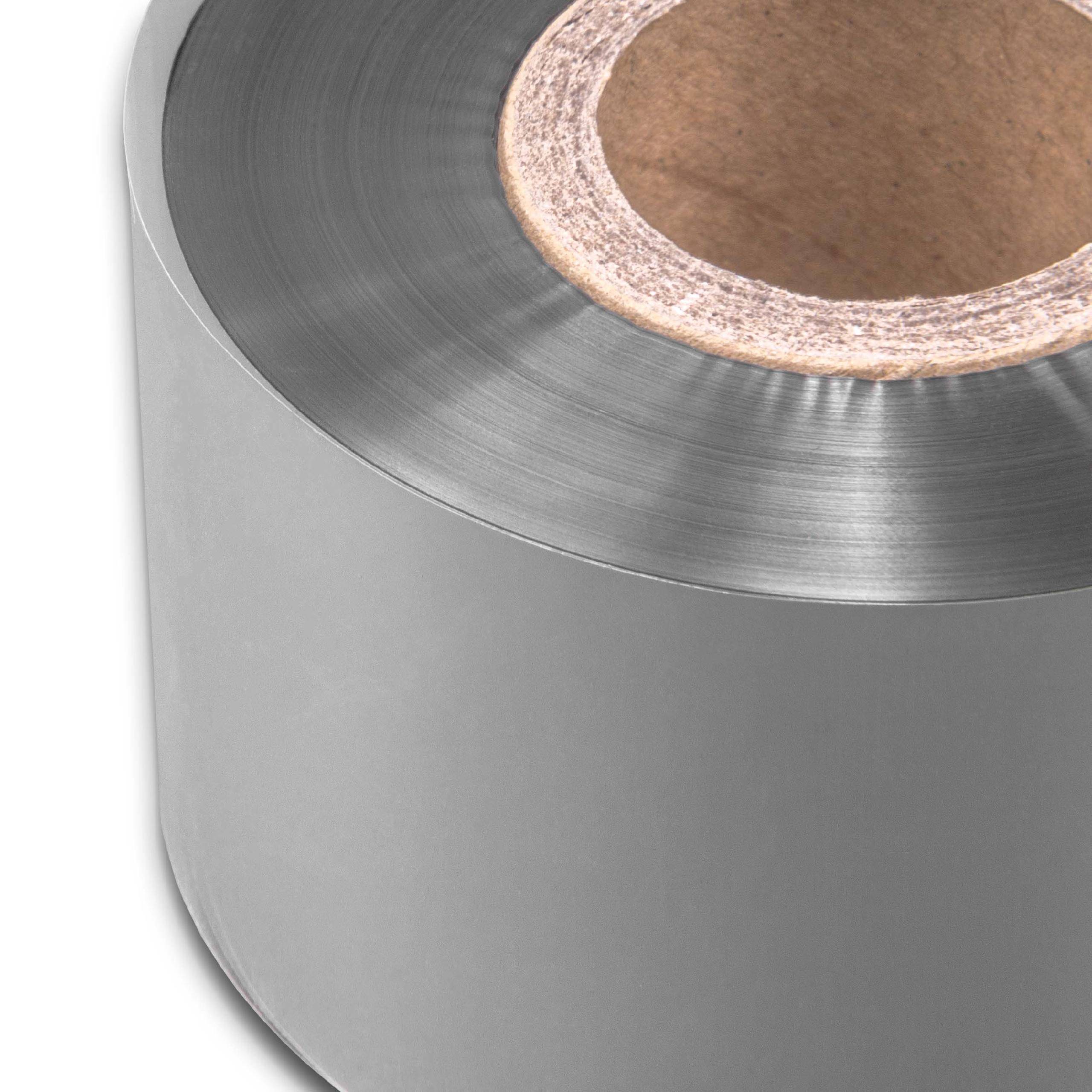 vhbw 5x Thermotransfer-Band kompatibel mit TSC MH240T, MH340T, MH340P, MH340 Drucker Etikettendrucker, Wischfest, 40 mm x 300 m, Wachs Harz Schwarz