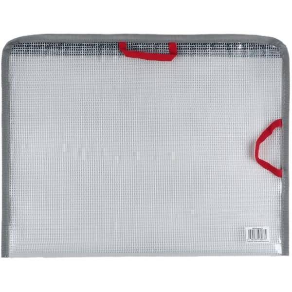 Reißverschlusstasche Bungee-Bag A4 PVC-frei transparent