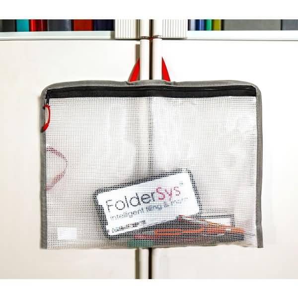 Reißverschlusstasche Bungee-Bag A5 PVC-frei transparent