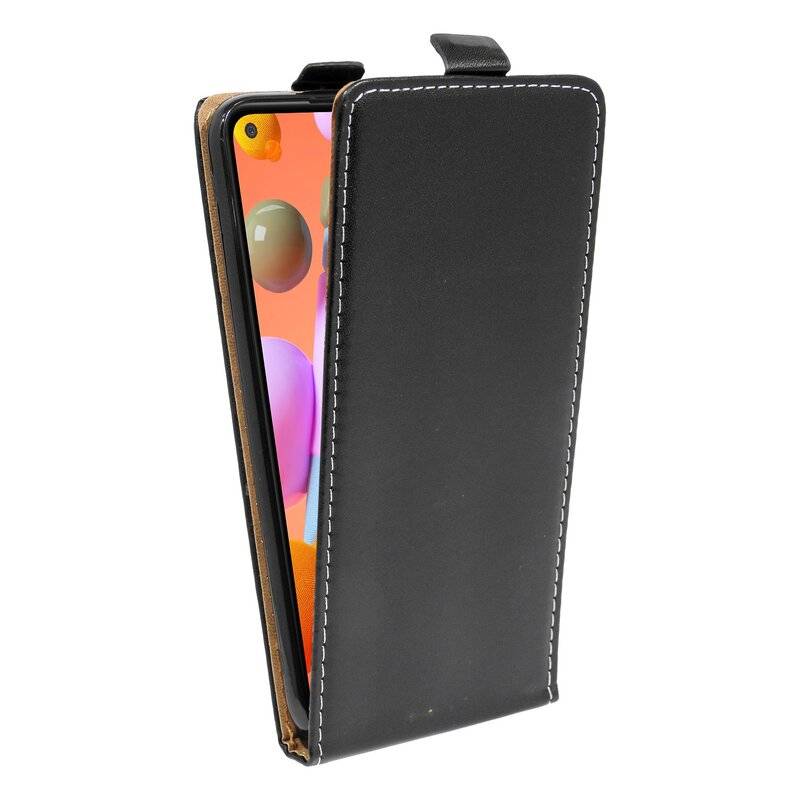 cofi1453® Flip Case für Samsung Galaxy M11 (M115F) Handy Tasche vertikal aufklappbar Schutzhülle Klapp Hülle Schwarz