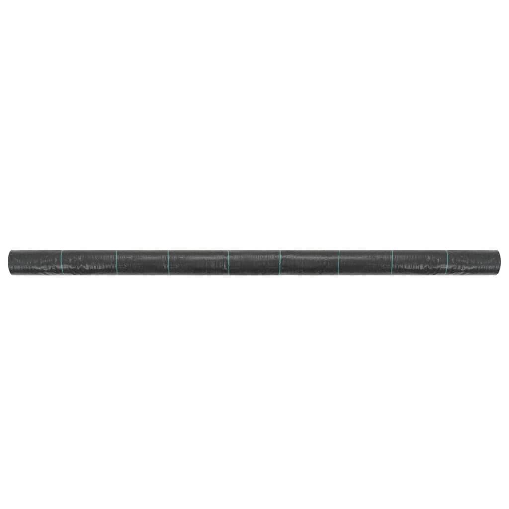 vidaXL Unkraut- und Wurzelschutzfolie PP 2 x 100 m Schwarz