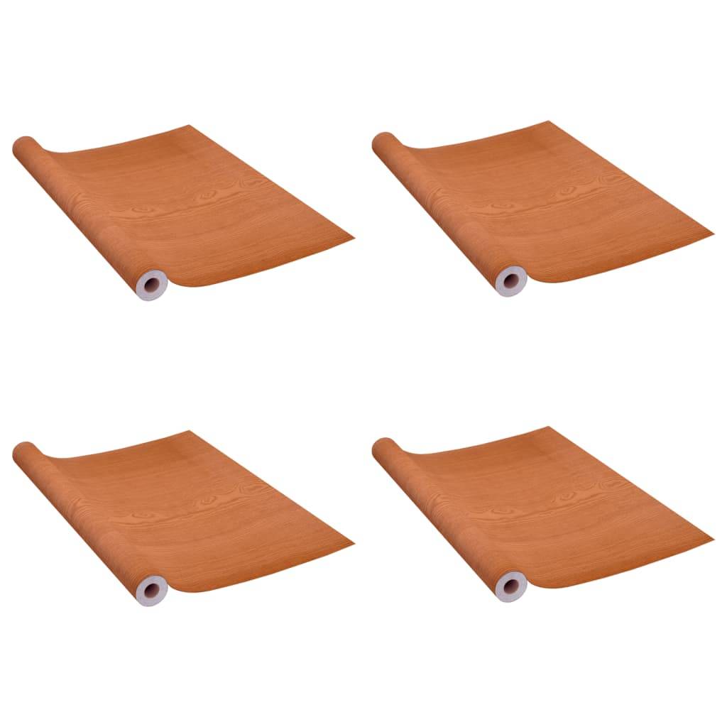 vidaXL Möbelfolien Selbstklebend 2 Stk. Helle Eiche 500x90 cm PVC