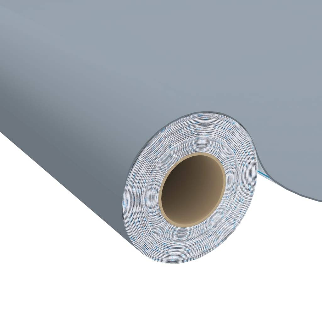 vidaXL Selbstklebende Möbelfolie Grau 500 x 90 cm PVC