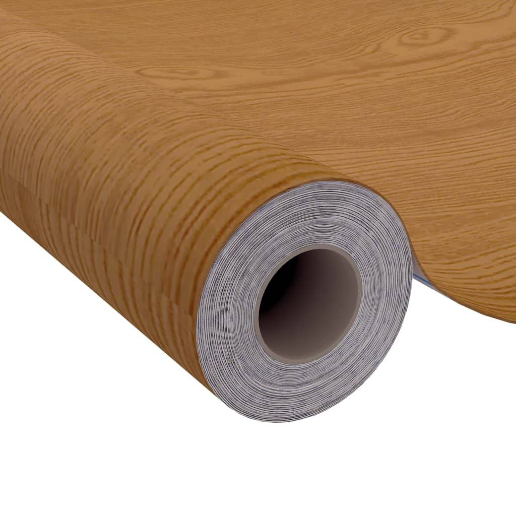vidaXL Selbstklebende Türfolien 2 Stk. Helle Eiche 210 x 90 cm PVC