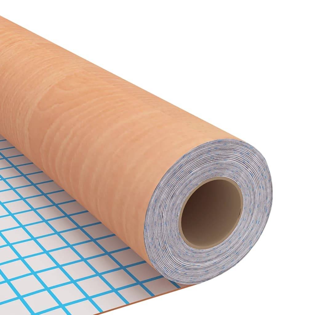 vidaXL Selbstklebende Möbelfolie Japanische Eiche 500 x 90 cm PVC