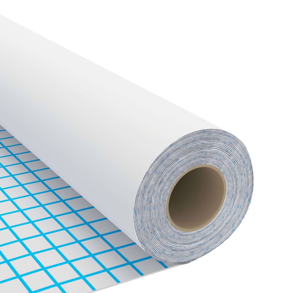 vidaXL Möbelfolien Selbstklebend 2 Stk. Weiß 500x90 cm PVC
