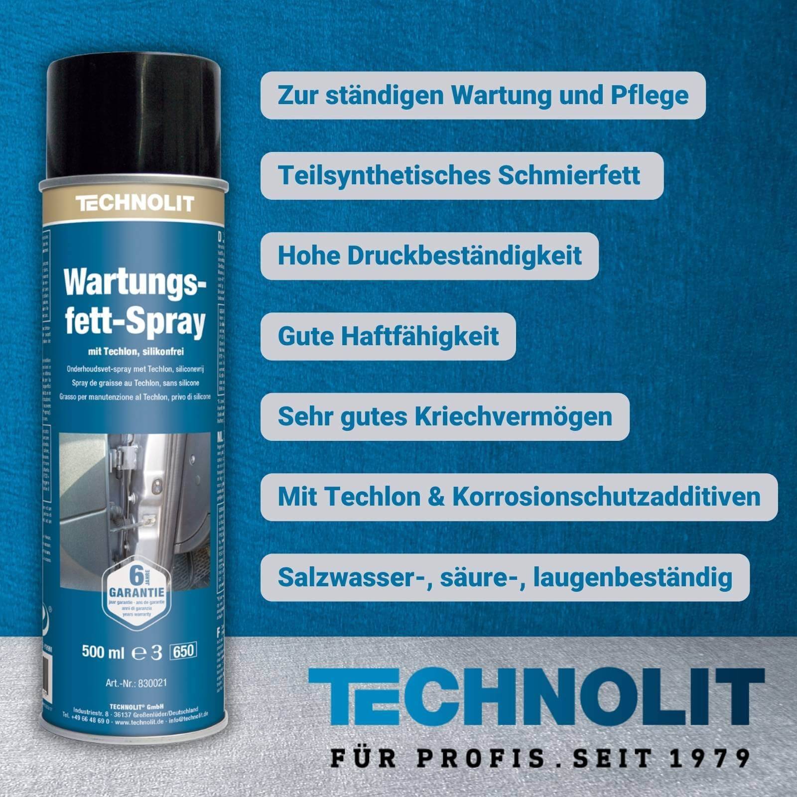 TECHNOLIT Wartungsfett-Spray 500 ml