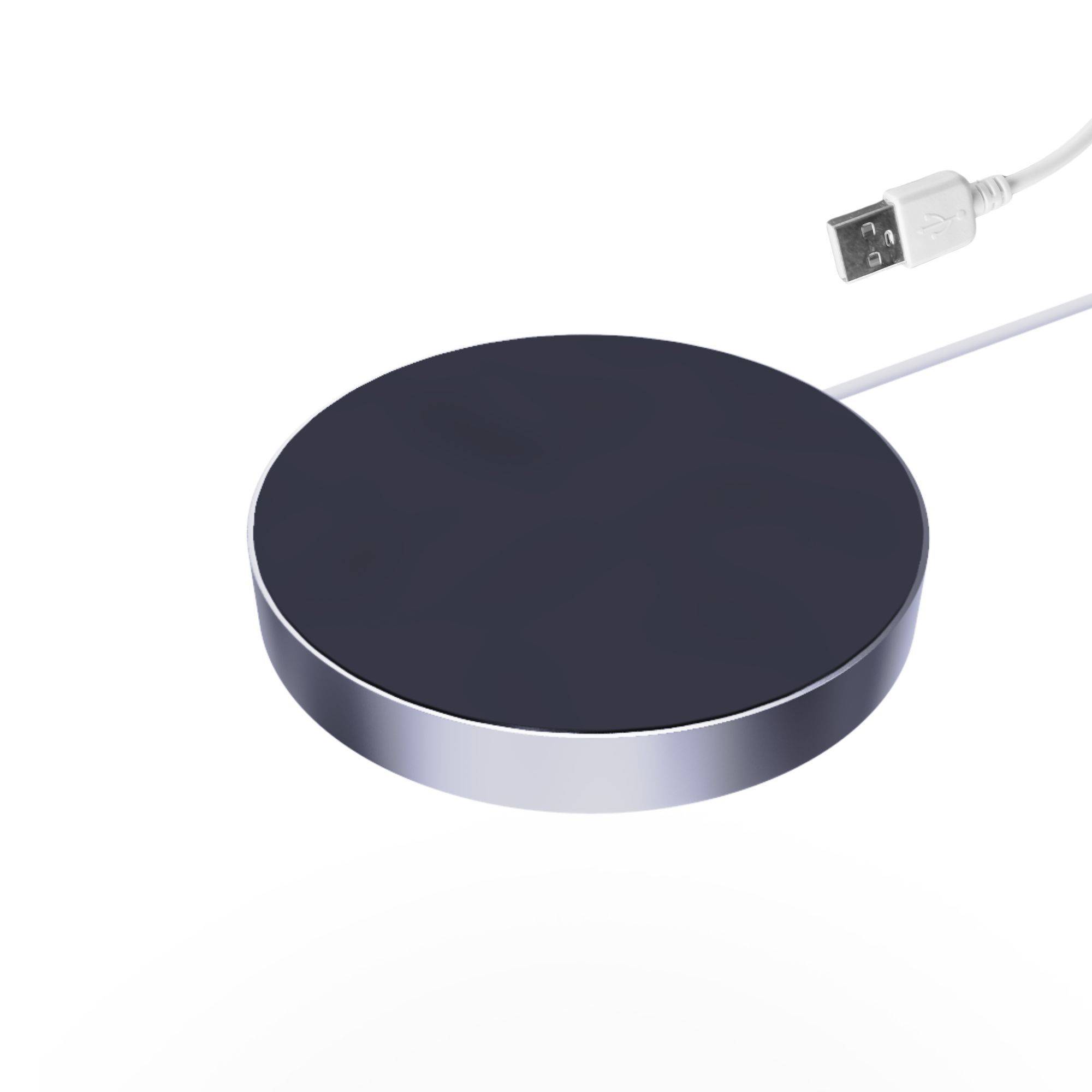 kalb | QI Unterbau und Einbau Ladegerät grau Ladedistanz 3 - 18 mm Smart Wireless