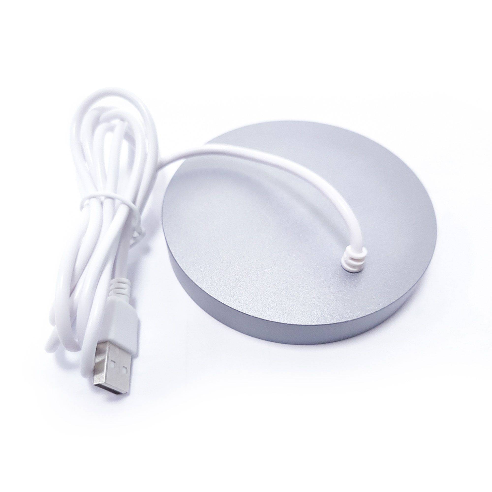 kalb | QI Unterbau und Einbau Ladegerät grau Ladedistanz 3 - 18 mm Smart Wireless