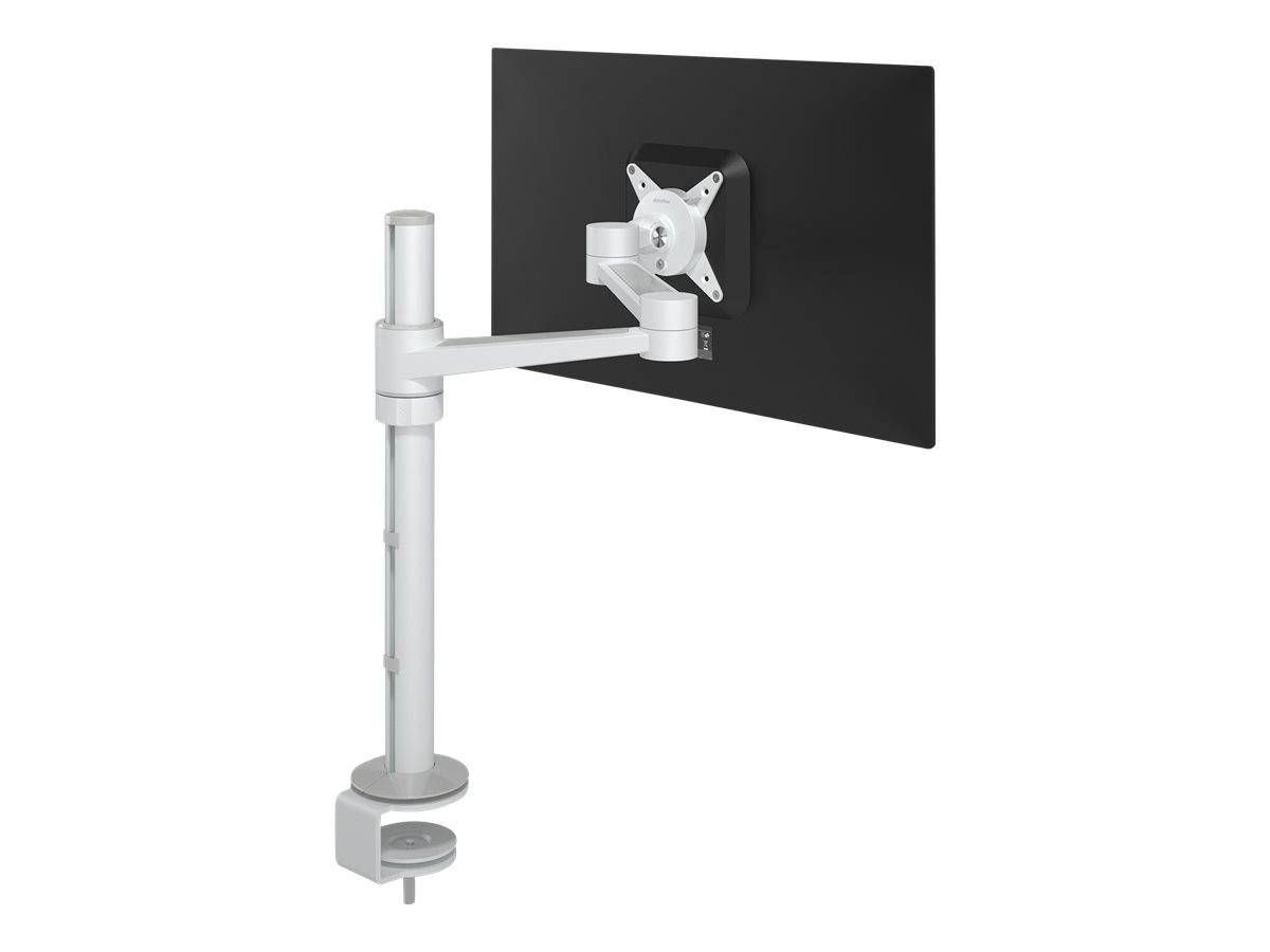 Dataflex ViewLite 120 - Befestigungskit (Anschlussplatte, Spannbefestigung für Tisch, Stange, Dual-Schwenkarm, angeschraubte Tischhalterung)