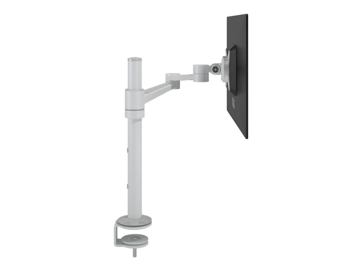 Dataflex ViewLite 120 - Befestigungskit (Anschlussplatte, Spannbefestigung für Tisch, Stange, Dual-Schwenkarm, angeschraubte Tischhalterung)