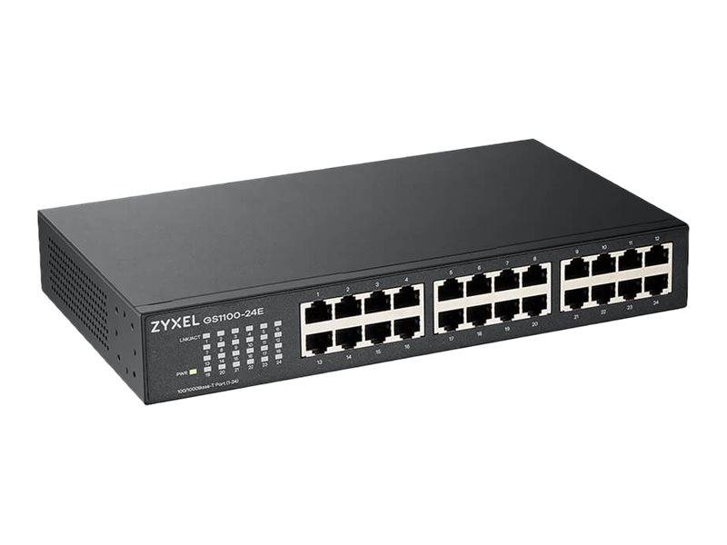 Zyxel GS-1100-24E - Switch - unmanaged - 24 x 10/100/1000