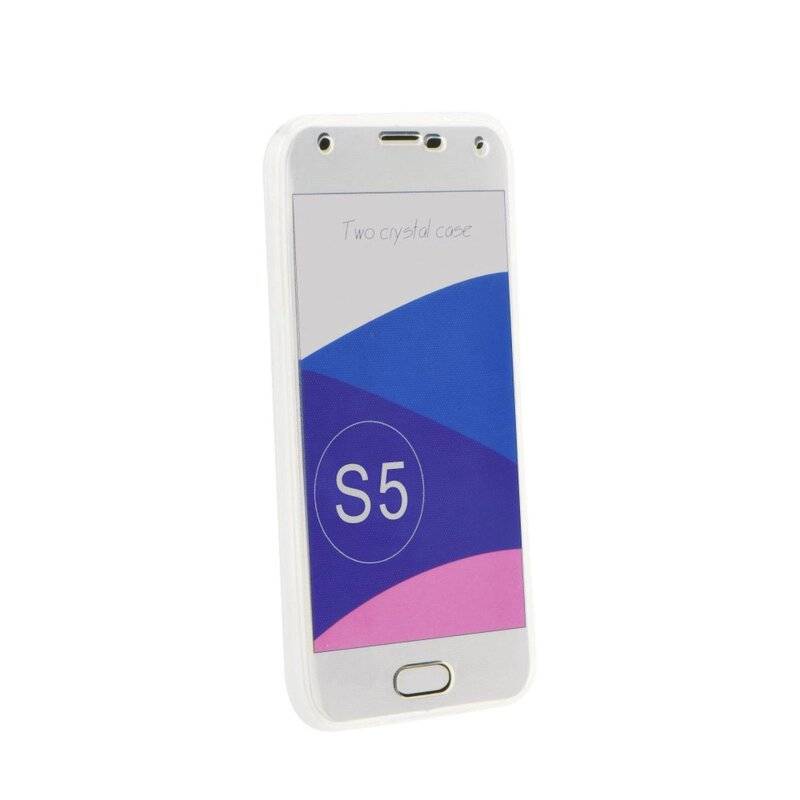 cofi1453® TPU 360° Rundum Full Body Schutzhülle kompatibel mit Xiaomi Redmi Note 9T 5G Silikon Hülle in Transparent