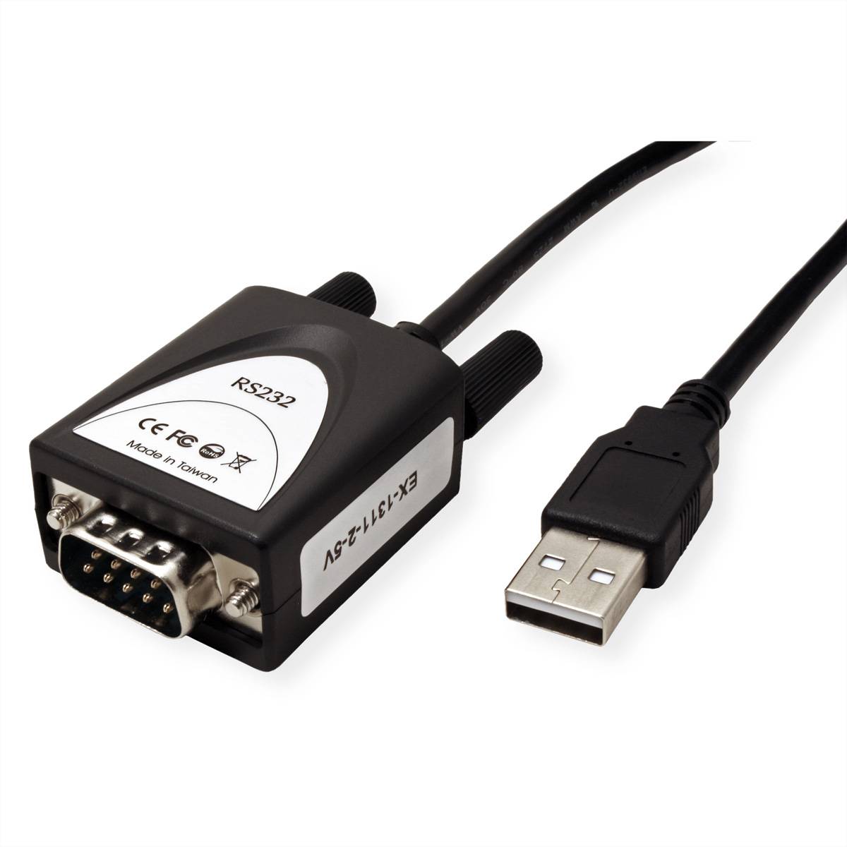 EXSYS EX-1311-2-5V USB 2.0 zu Seriell RS-232 mit 5Volt Spannung auf Pin 9