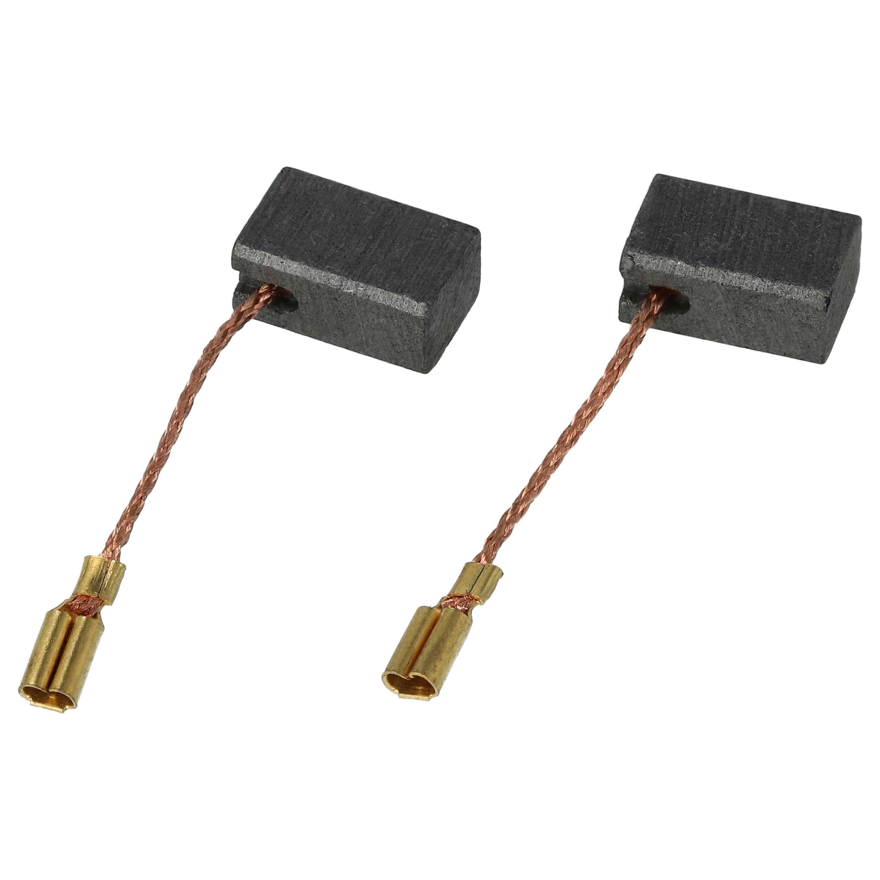 vhbw 2x Kohlebürste kompatibel mit Dewalt DW321K Type 1 | DW321K-B3, DW321K Type 3, DW321K Type 2 Elektrowerkzeug 12,9 x 6,2 x 7,9 mm