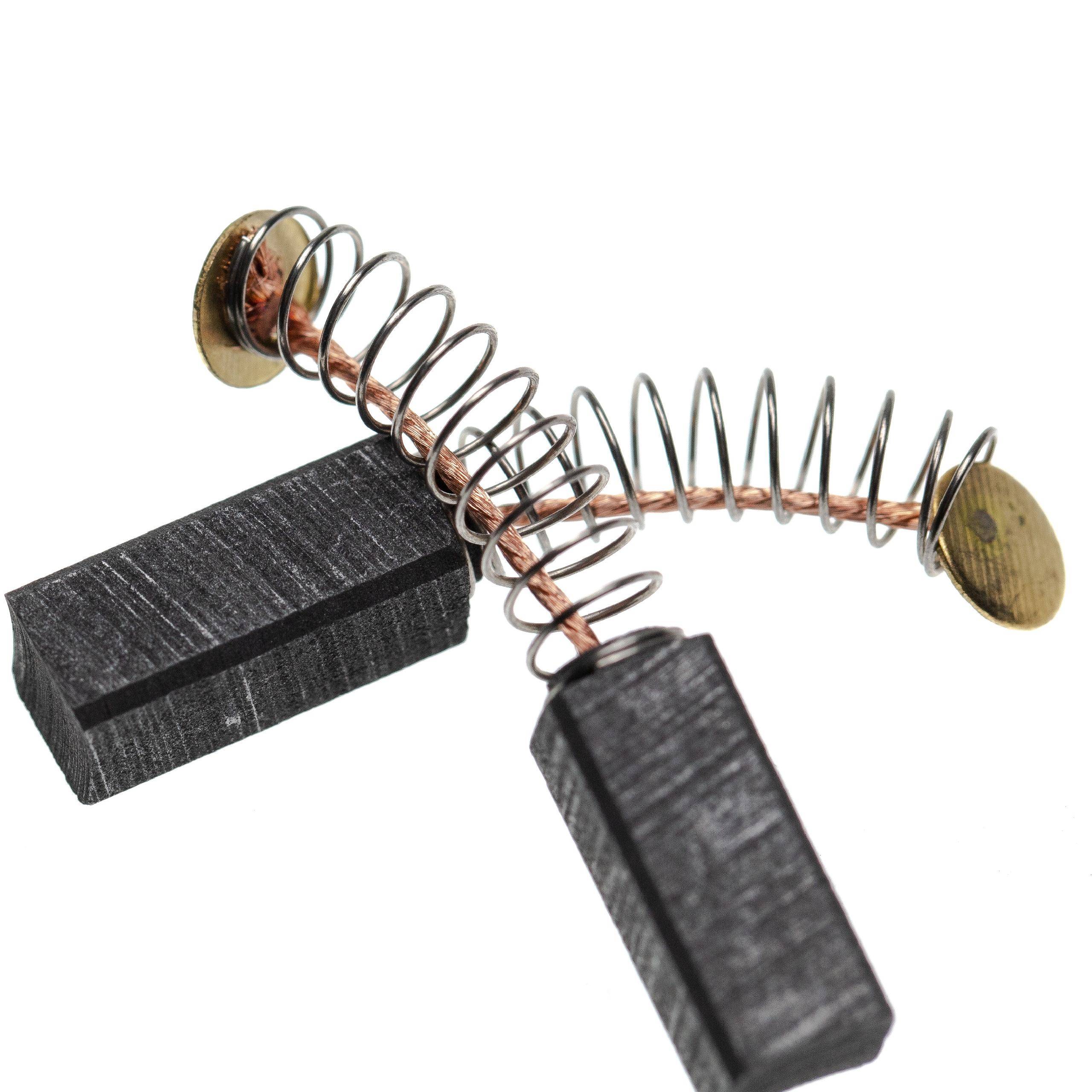 vhbw 2x Kohlebürste 14 x 6 x 6 mm Ersatz für Metabo 316033390 für Elektrowerkzeug