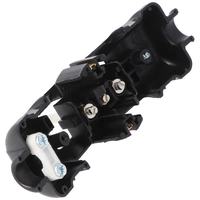 Schukostecker schwarz, Schutzkontaktstecker schwarz, Schuko-Stecker mit Zugentlastung IP44 16A 250V, mit doppeltem Schut Schukostecker schwarz, Schutzkontaktstecker schwarz, Schuko-Stecker mit Zugentlastung IP44 16A 250V, mit doppeltem Schut
