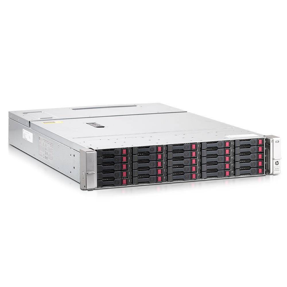 HP D3700 (Refurbished) Drive Enclosure (Erweiterung) 48,2cm 19", 25x 1,2TB SASII 2,5", 2x QW967-04402