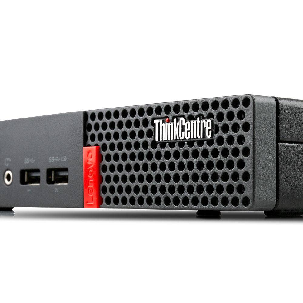 Lenovo ThinkCentre M910q (Refurbished) Tiny Mini PC (i5 6500T 2.5GHz, 8GB, 256GB SSD NVMe, HD Graphics 530) + Win 10