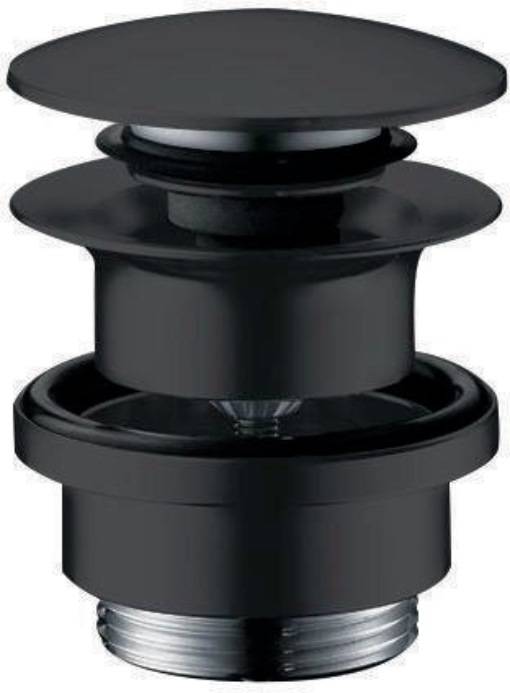 HANSGROHE 50100670 HG Ablaufgarnitur PUSH-OPEN f WT- und Bidetmischer mattschwa