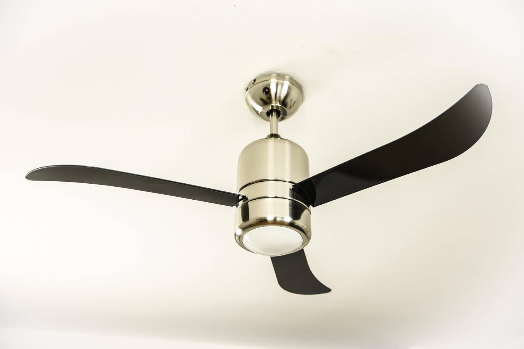 Deckenventilator Loft Schwarz 112 cm mit Licht