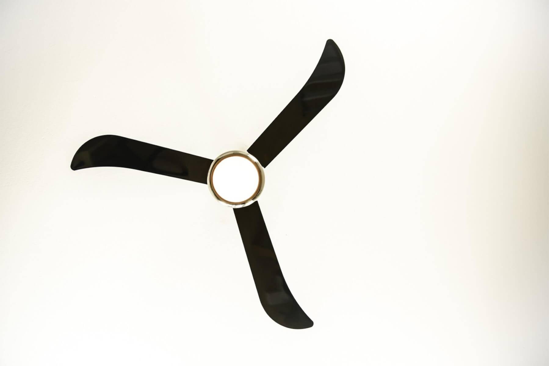 Deckenventilator Loft Schwarz 112 cm mit Licht
