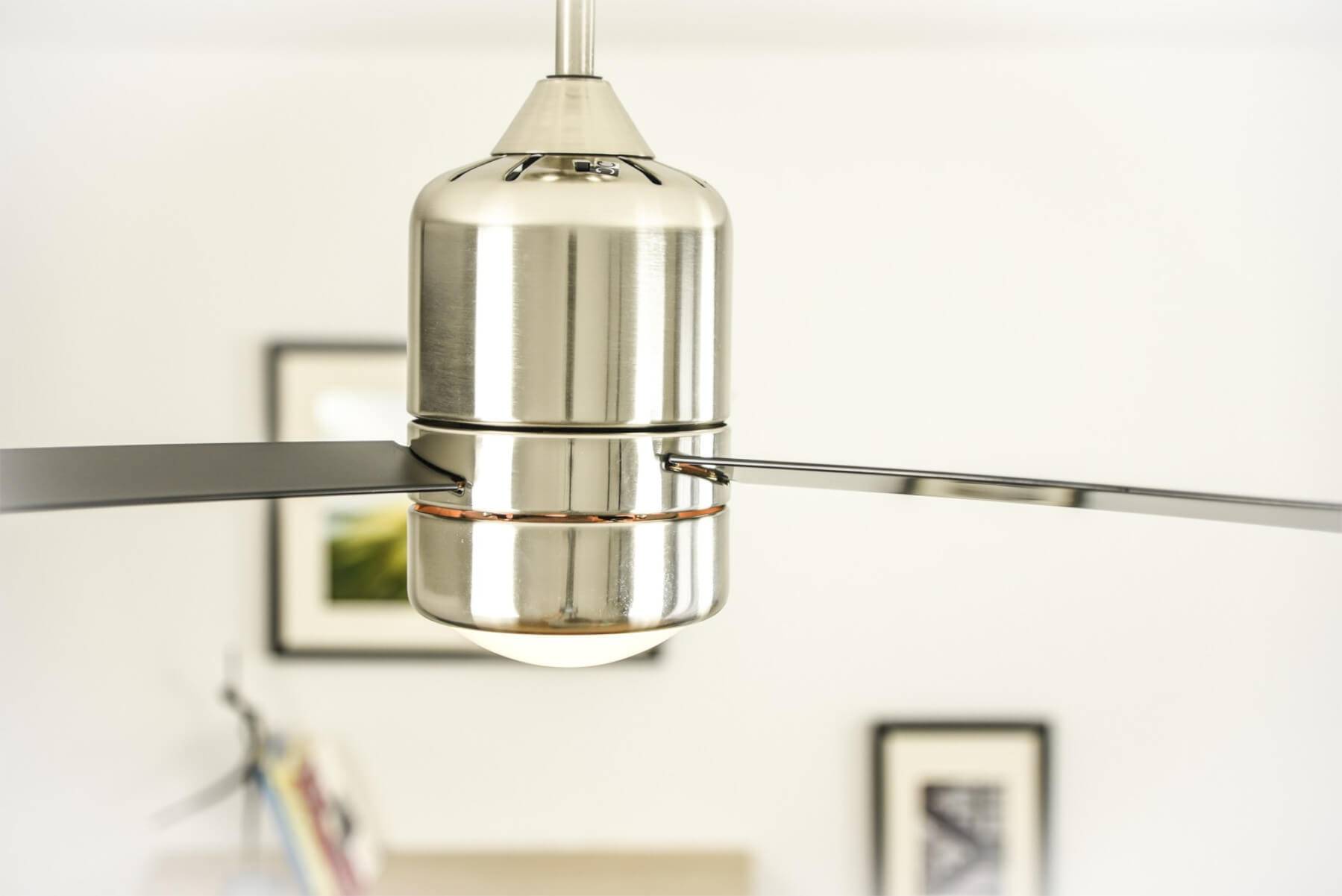Deckenventilator Loft Schwarz 112 cm mit Licht