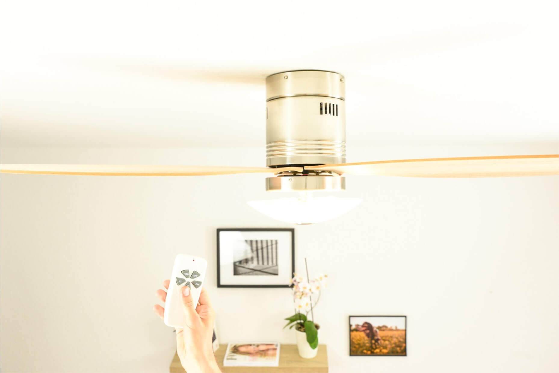 Deckenventilator Aero 132 cm mit Licht & Fernbedienung