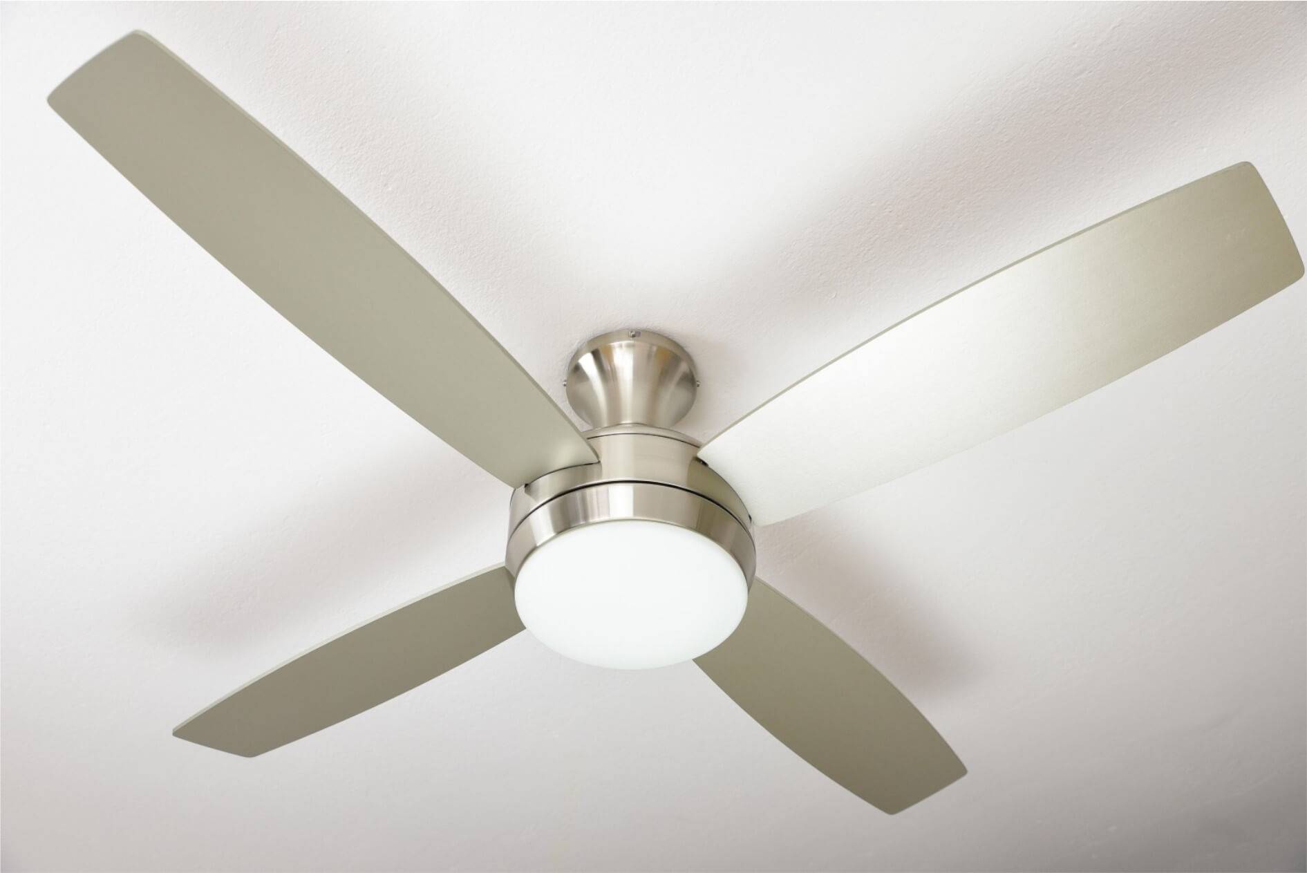 Deckenventilator Saturn Nickel mit Licht & Fernbedienung