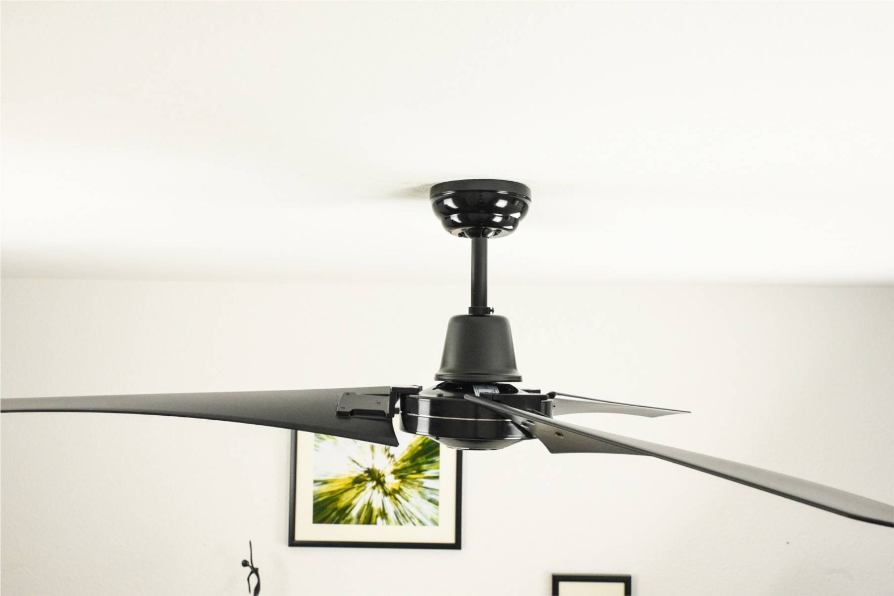 Industrie Deckenventilator Vourdries Schwarz