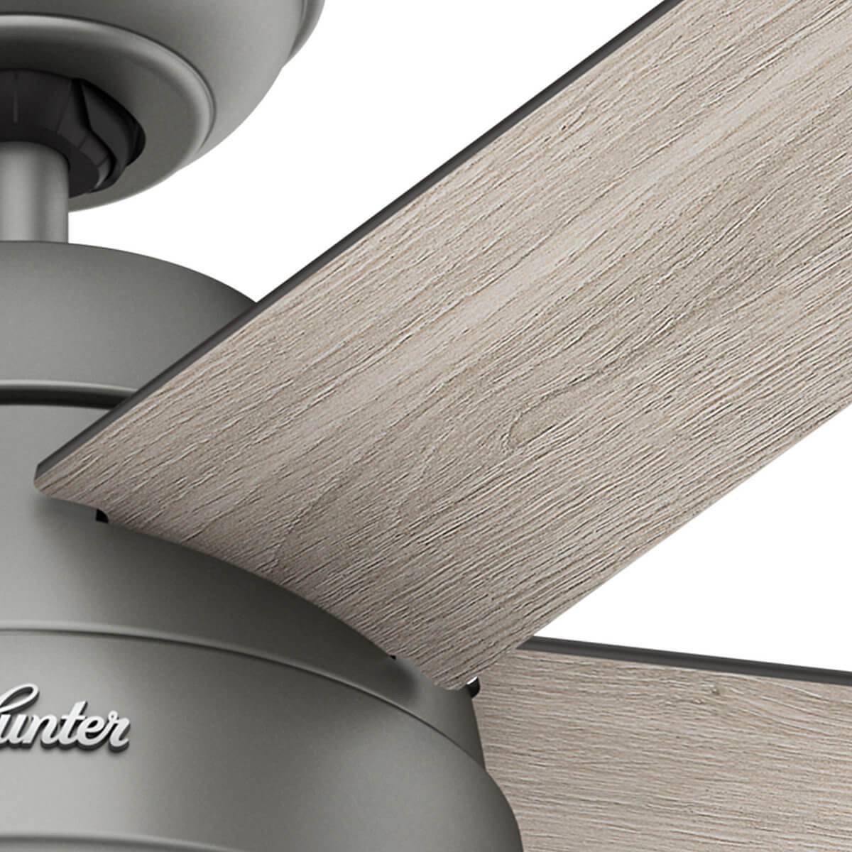 Deckenventilator Stile Silber mit Licht & Fernbedienung