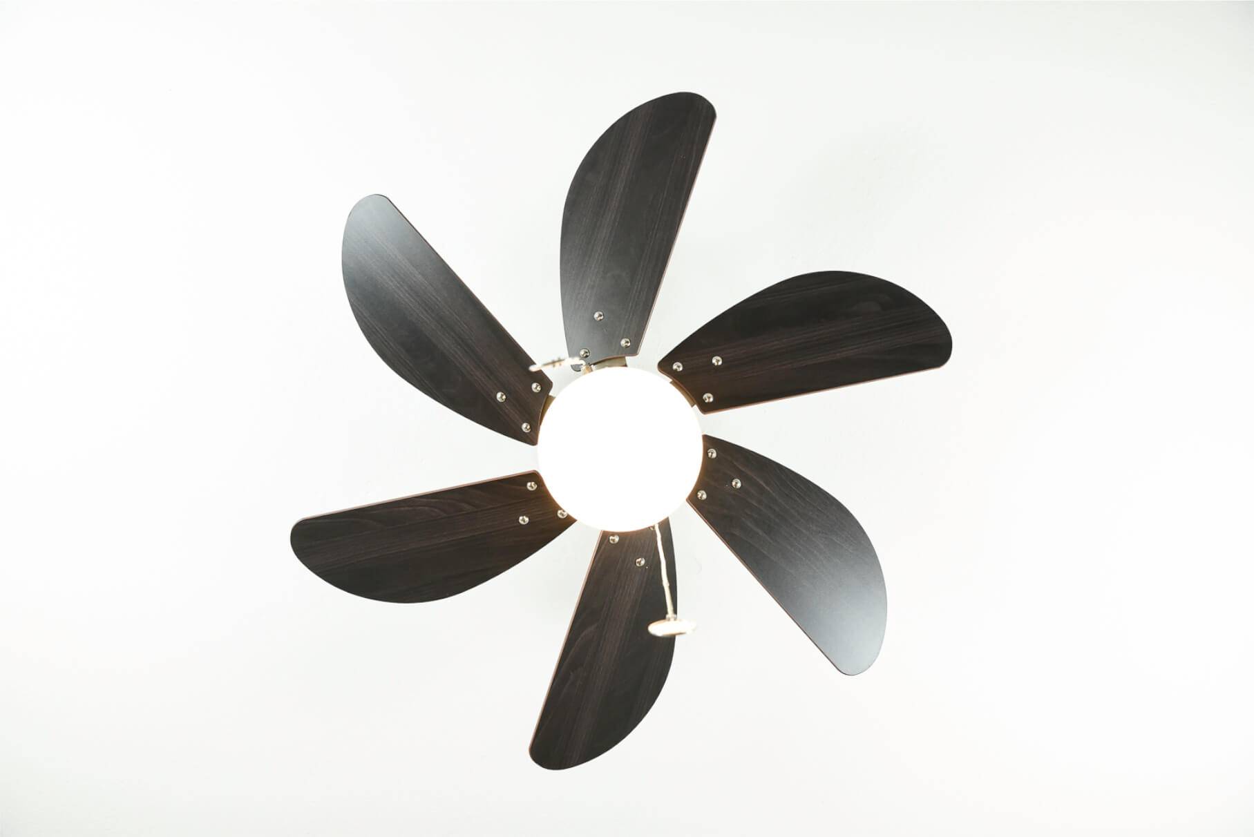 Deckenventilator Turbo Swirl Chrom 76 cm mit Licht