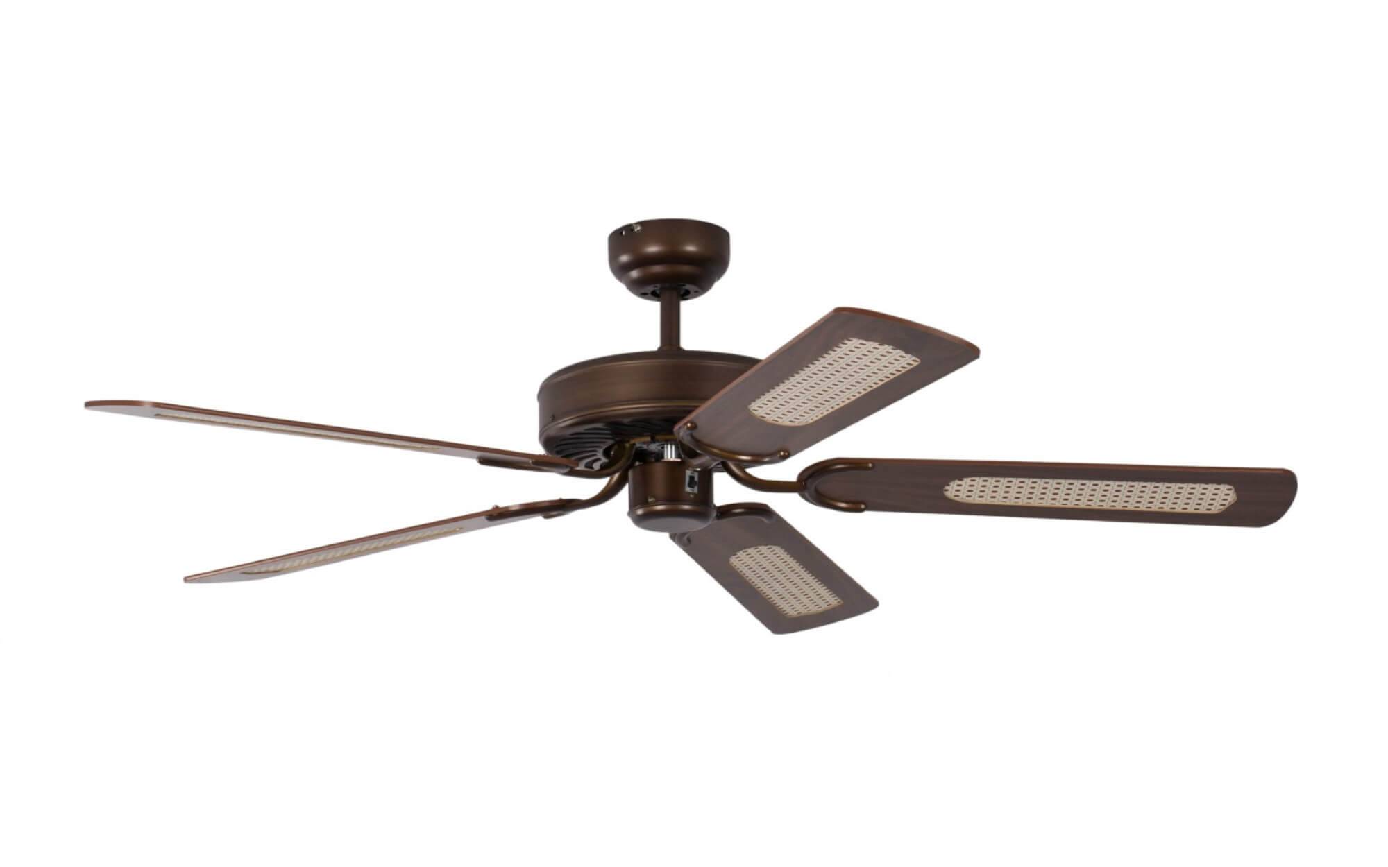 Deckenventilator Potkuri gealterte Bronze 132 cm