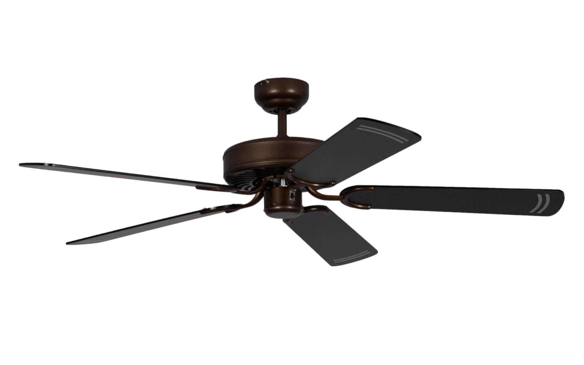 Deckenventilator Potkuri gealterte Bronze 132 cm