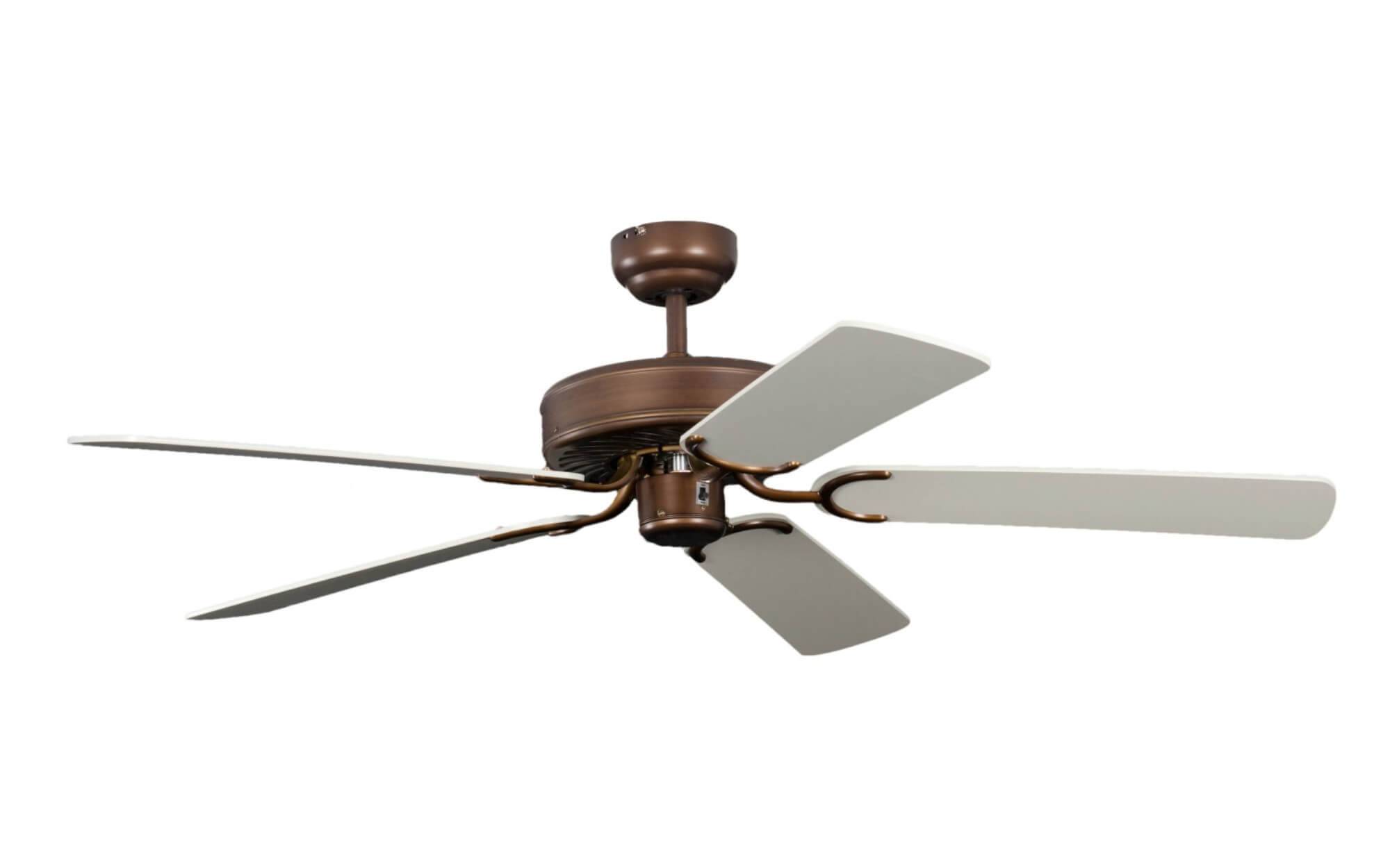 Deckenventilator Potkuri gealterte Bronze 132 cm