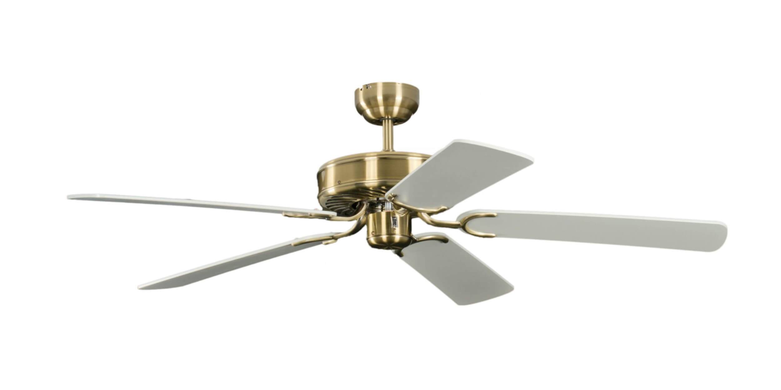 Deckenventilator Potkuri Messing Antik 132 cm