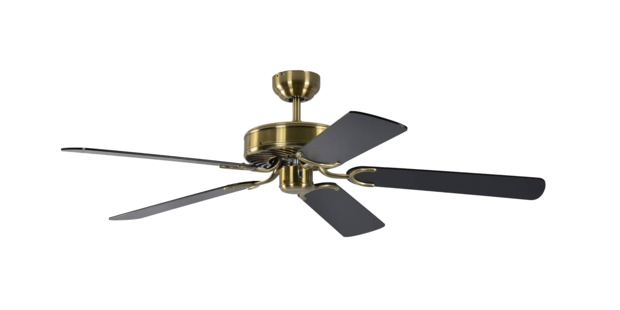 Deckenventilator Potkuri Messing Antik 132 cm