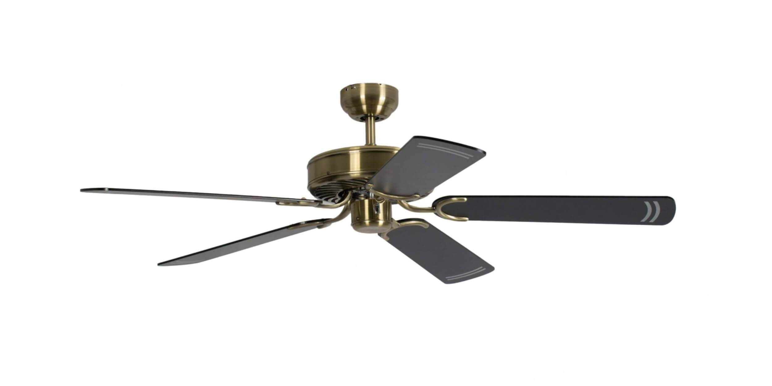 Deckenventilator Potkuri Messing Antik 132 cm