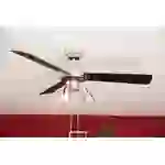 Deckenventilator Cyrus Chrom mit Licht & Zugketten Deckenventilator Cyrus Chrom mit Licht & Zugketten