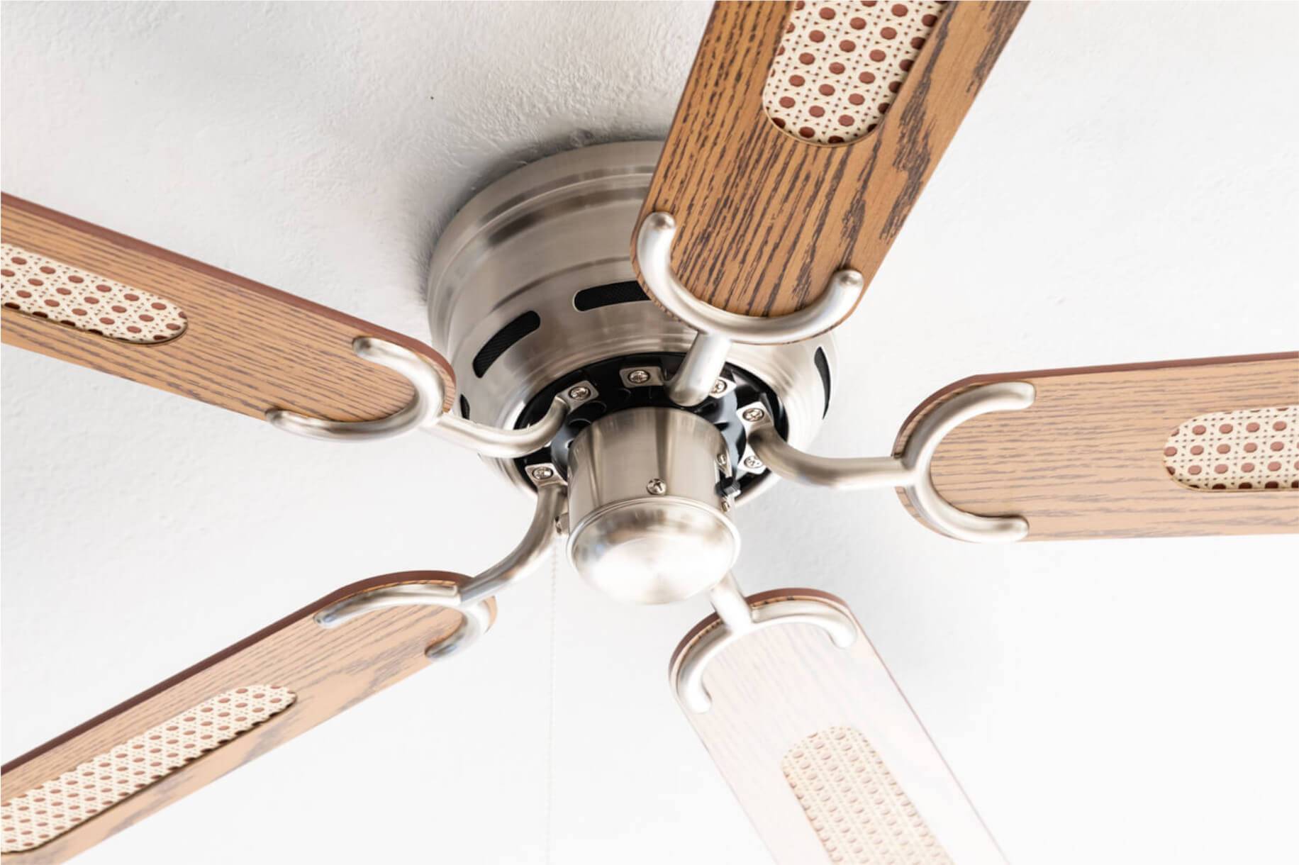 Deckenventilator Kisa Deluxe BN Eiche / Walnuss