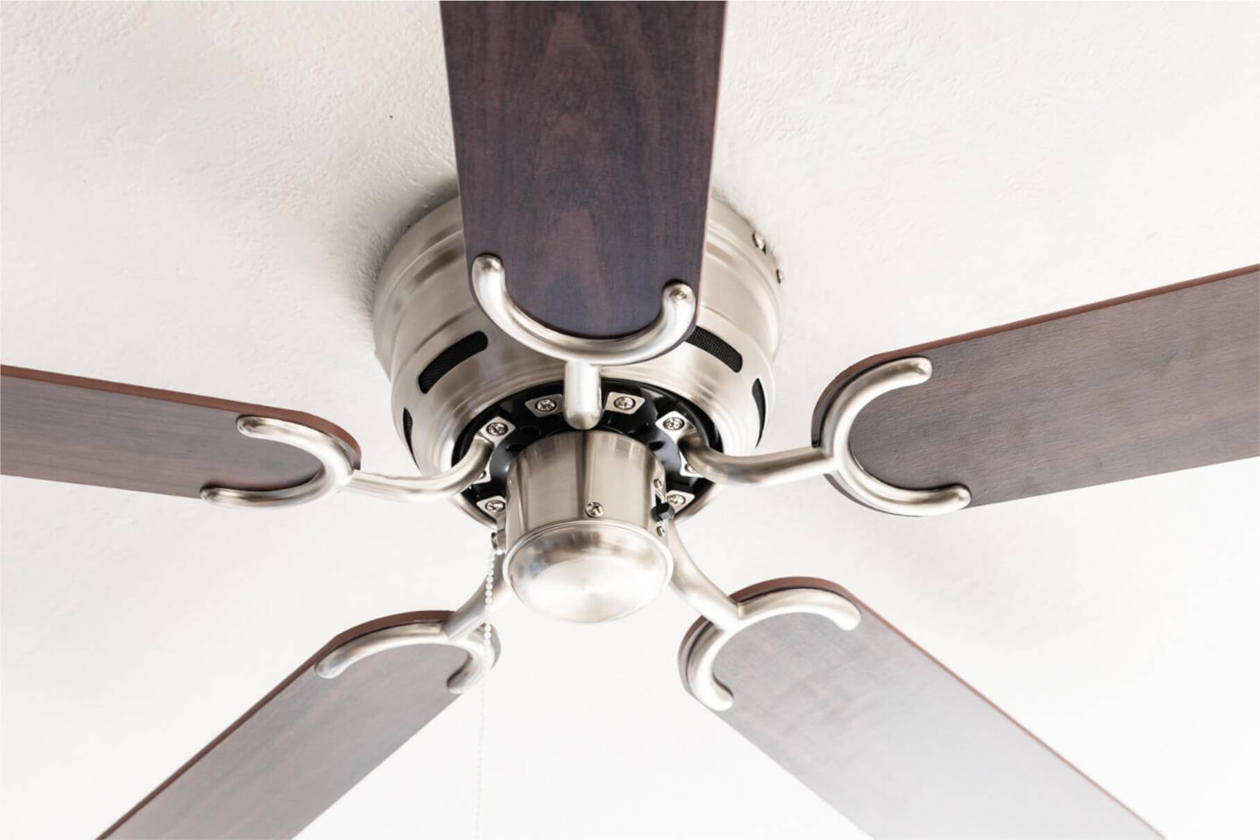 Deckenventilator Kisa Deluxe BN Rosenholz / Walnuss