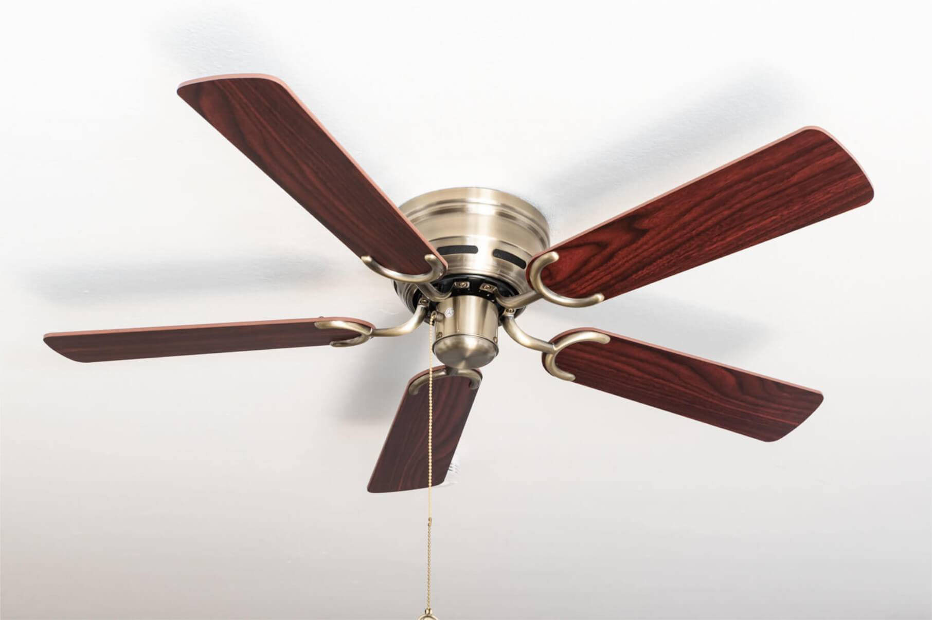 Deckenventilator Kisa Deluxe MA Rosenholz / Walnuss