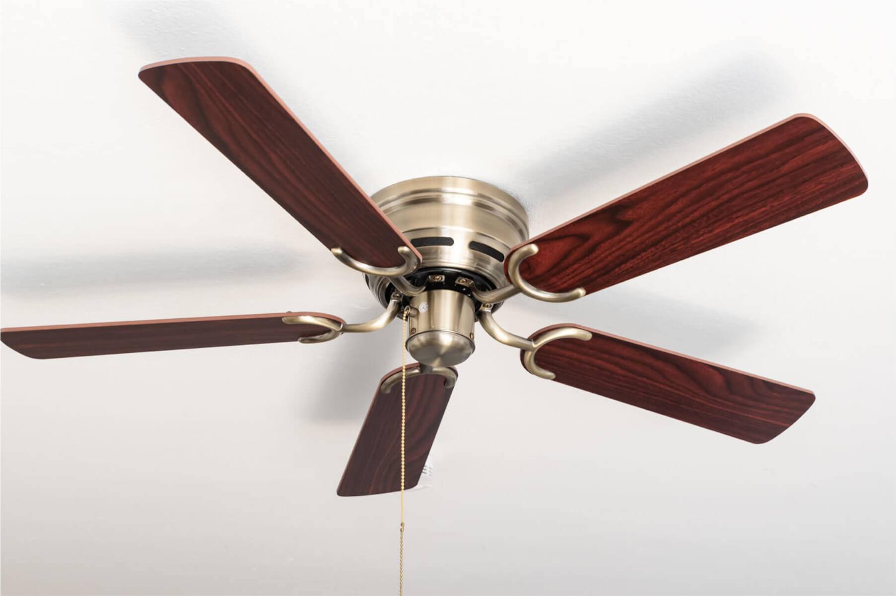 Deckenventilator Kisa Deluxe MA Rosenholz / Walnuss