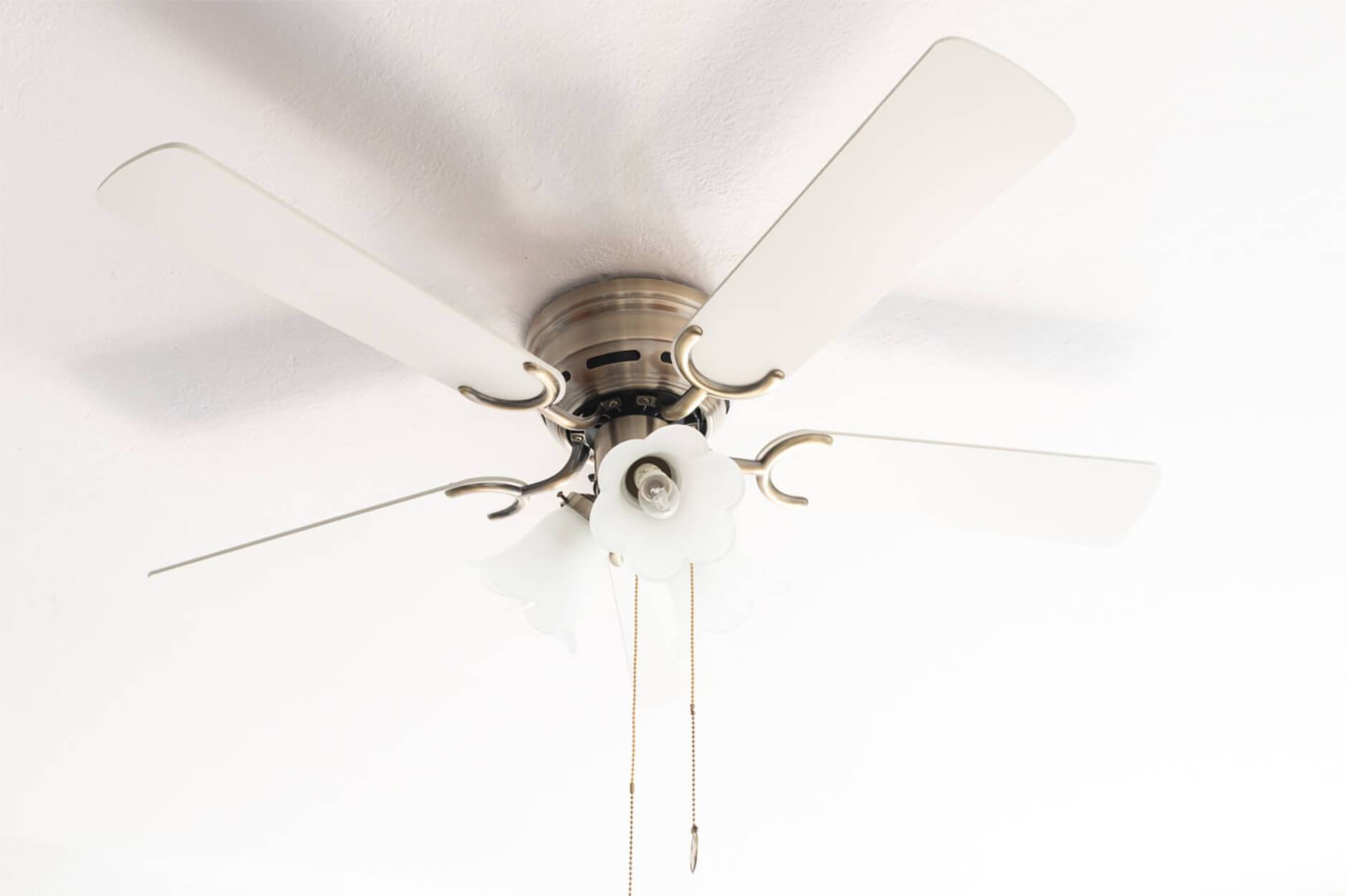Deckenventilator Kisa Deluxe MA Weiß / Ahorn mit Licht