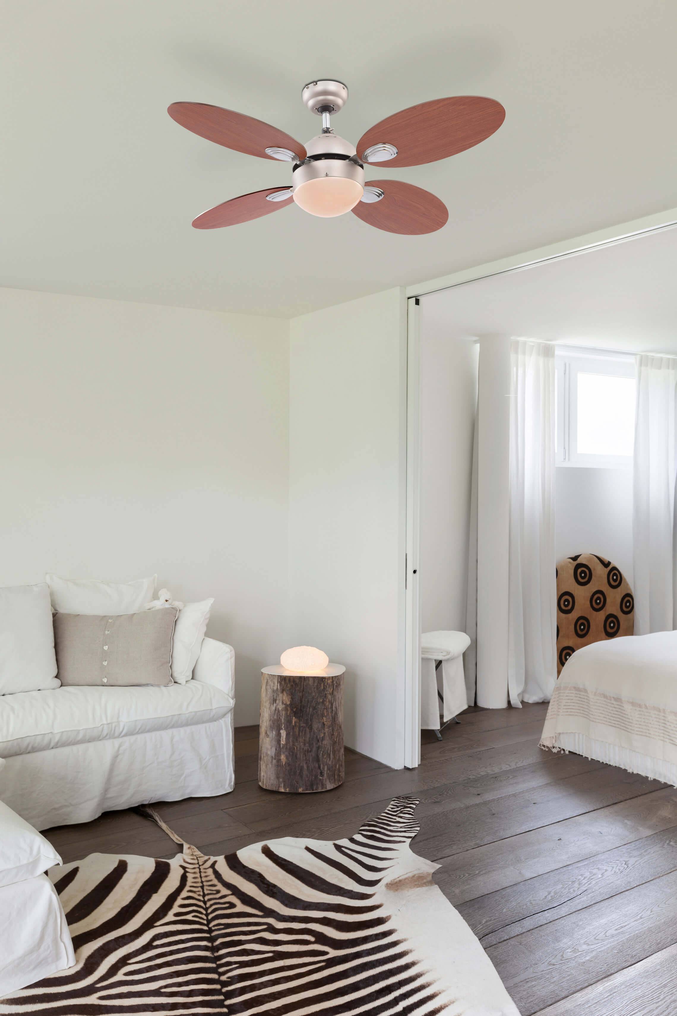 Deckenventilator Wade mit Licht und Zugschnur