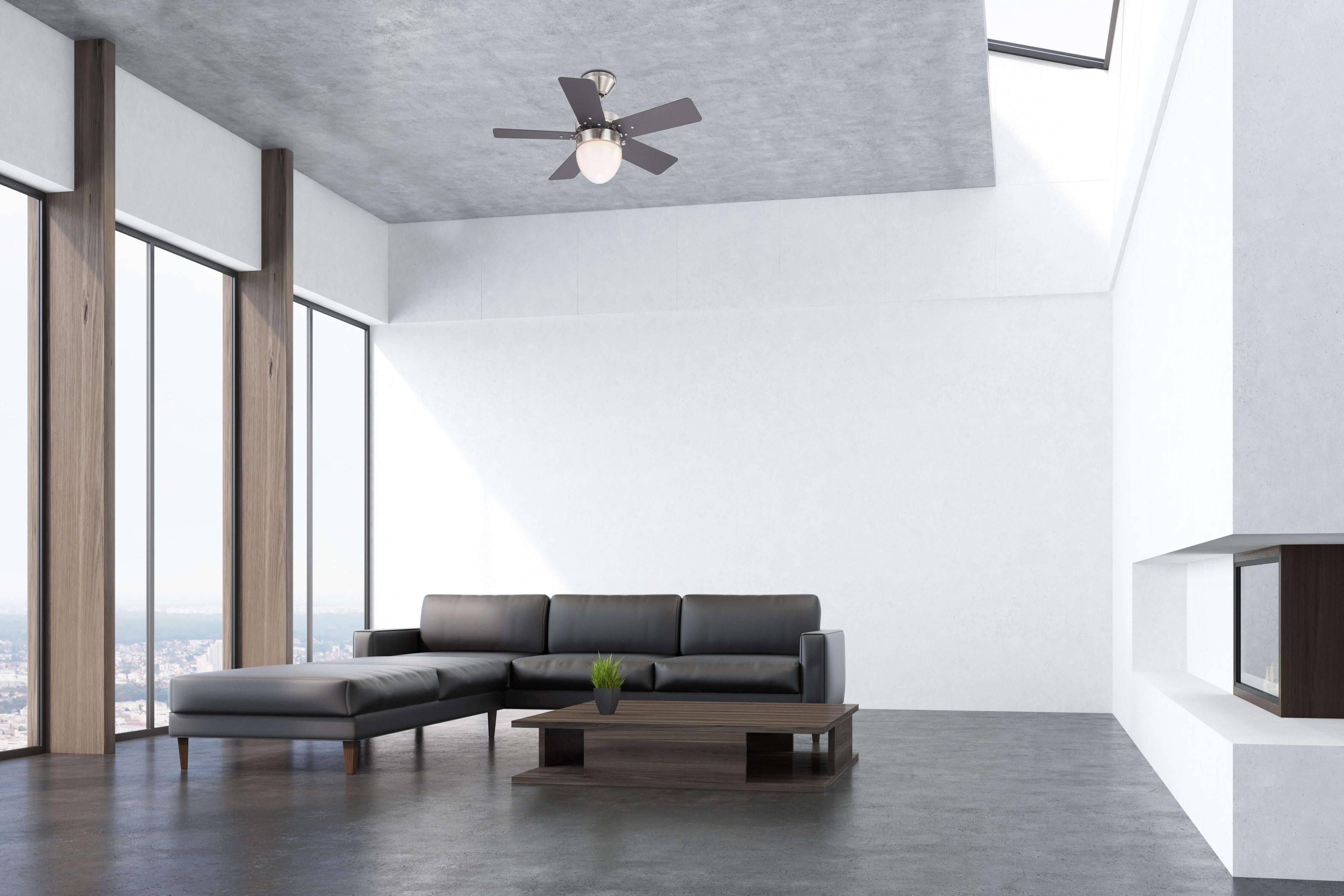 Deckenventilator Marva 76 cm mit Licht und Zugketten