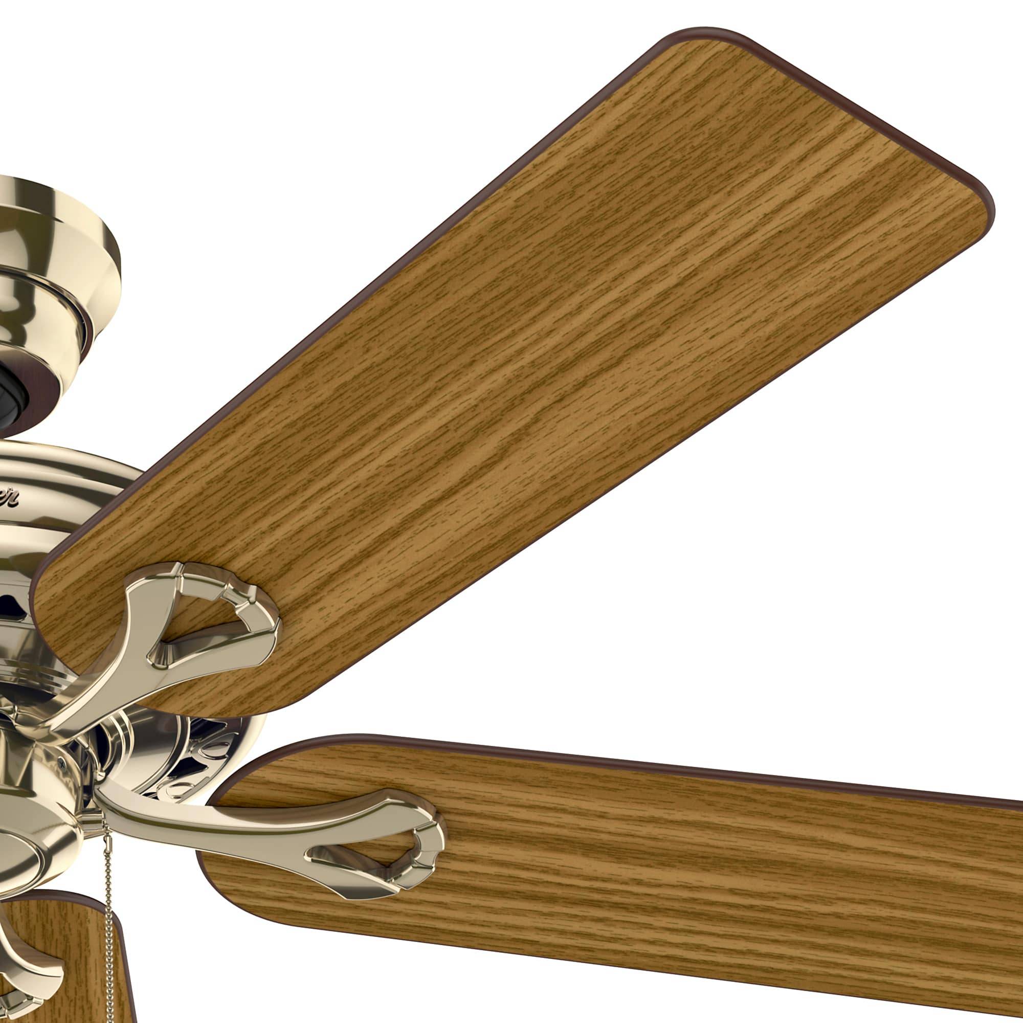 Deckenventilator Savoy Messing poliert